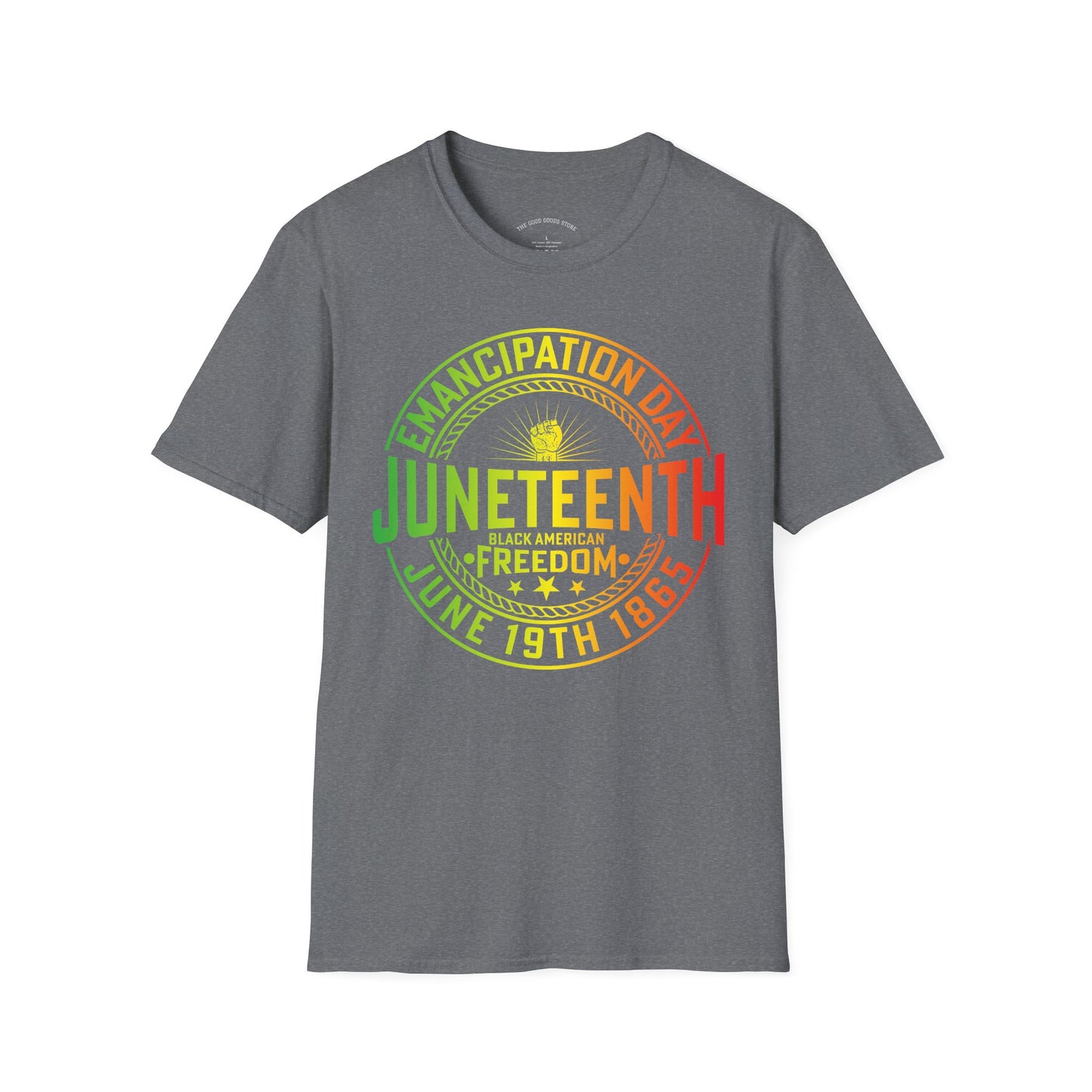 Juneteenth Celebration T-Shirt, Emancipation Day Tee, Freedom Shirt, Unisex Softstyle Tee for Independence, African American History Apparel