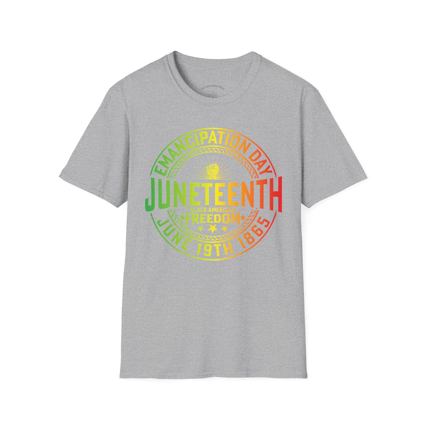 Juneteenth Celebration T-Shirt, Emancipation Day Tee, Freedom Shirt, Unisex Softstyle Tee for Independence, African American History Apparel