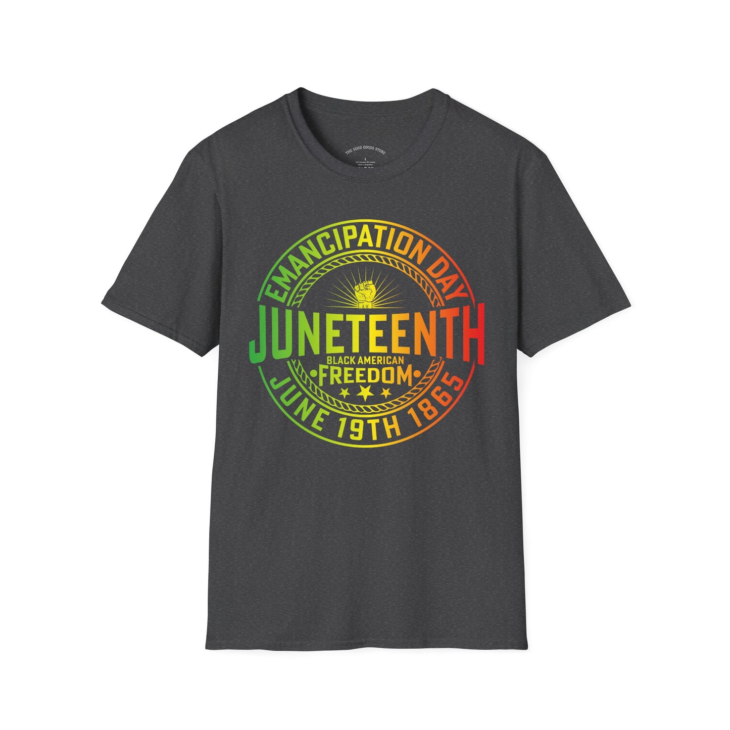 Juneteenth Celebration T-Shirt, Emancipation Day Tee, Freedom Shirt, Unisex Softstyle Tee for Independence, African American History Apparel