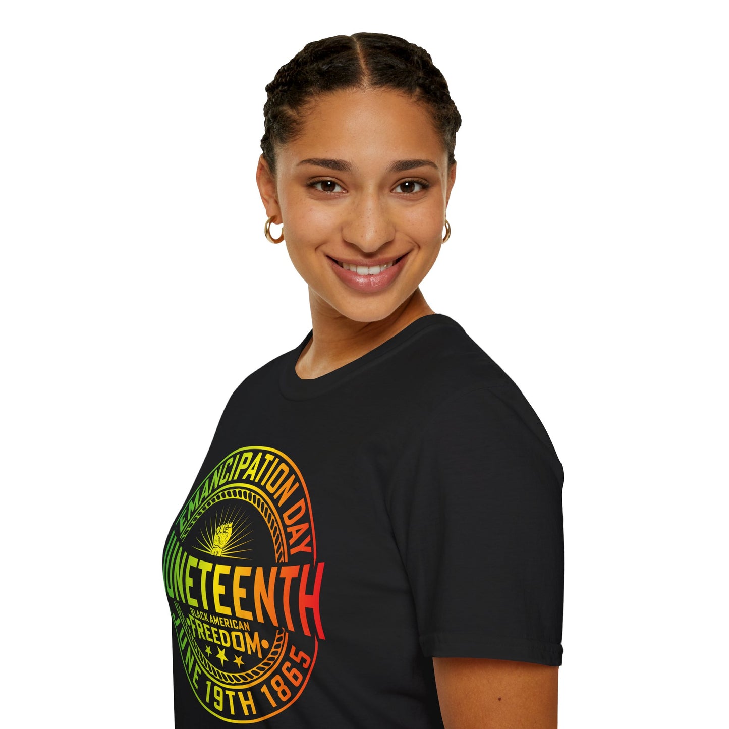 Juneteenth Celebration T-Shirt, Emancipation Day Tee, Freedom Shirt, Unisex Softstyle Tee for Independence, African American History Apparel