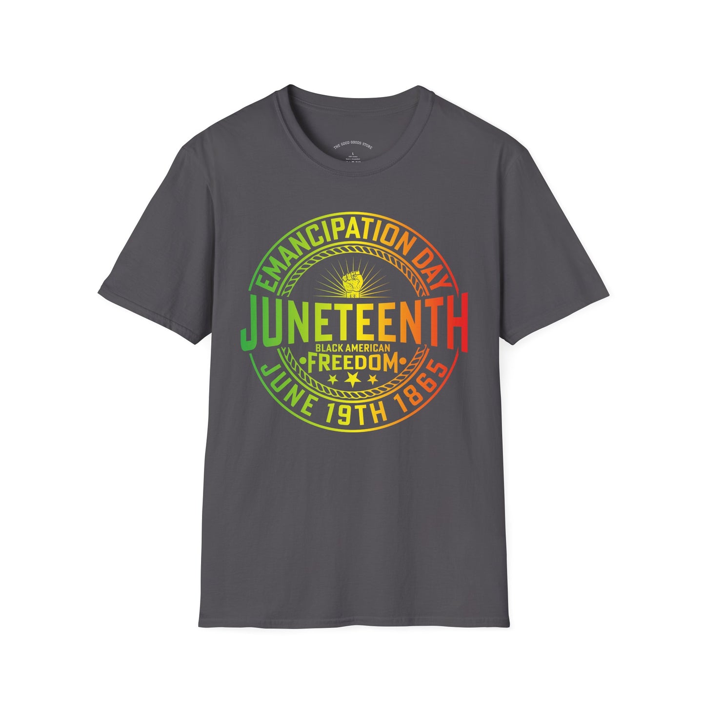 Juneteenth Celebration T-Shirt, Emancipation Day Tee, Freedom Shirt, Unisex Softstyle Tee for Independence, African American History Apparel
