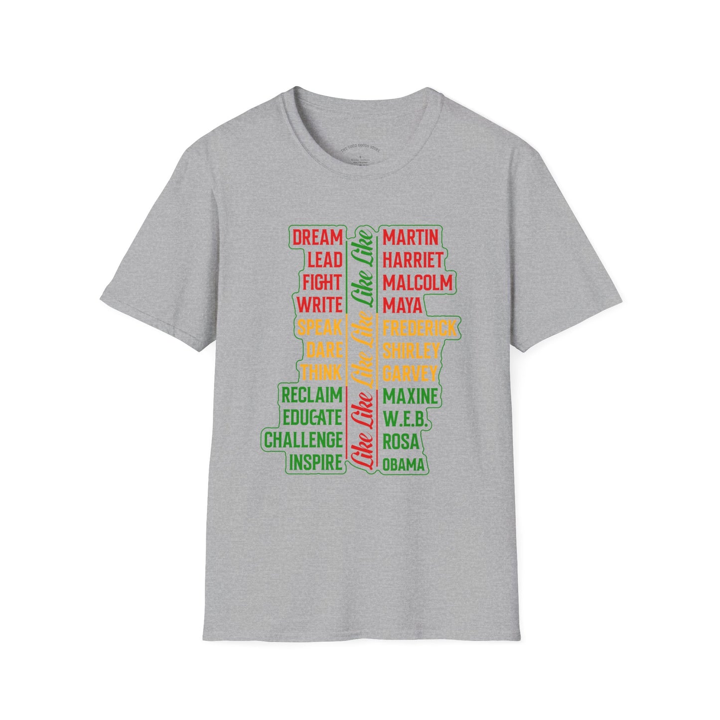 Empowerment Unisex Softstyle T-Shirt - Inspire, Educate, Celebrate, Activism, Black History, Equality