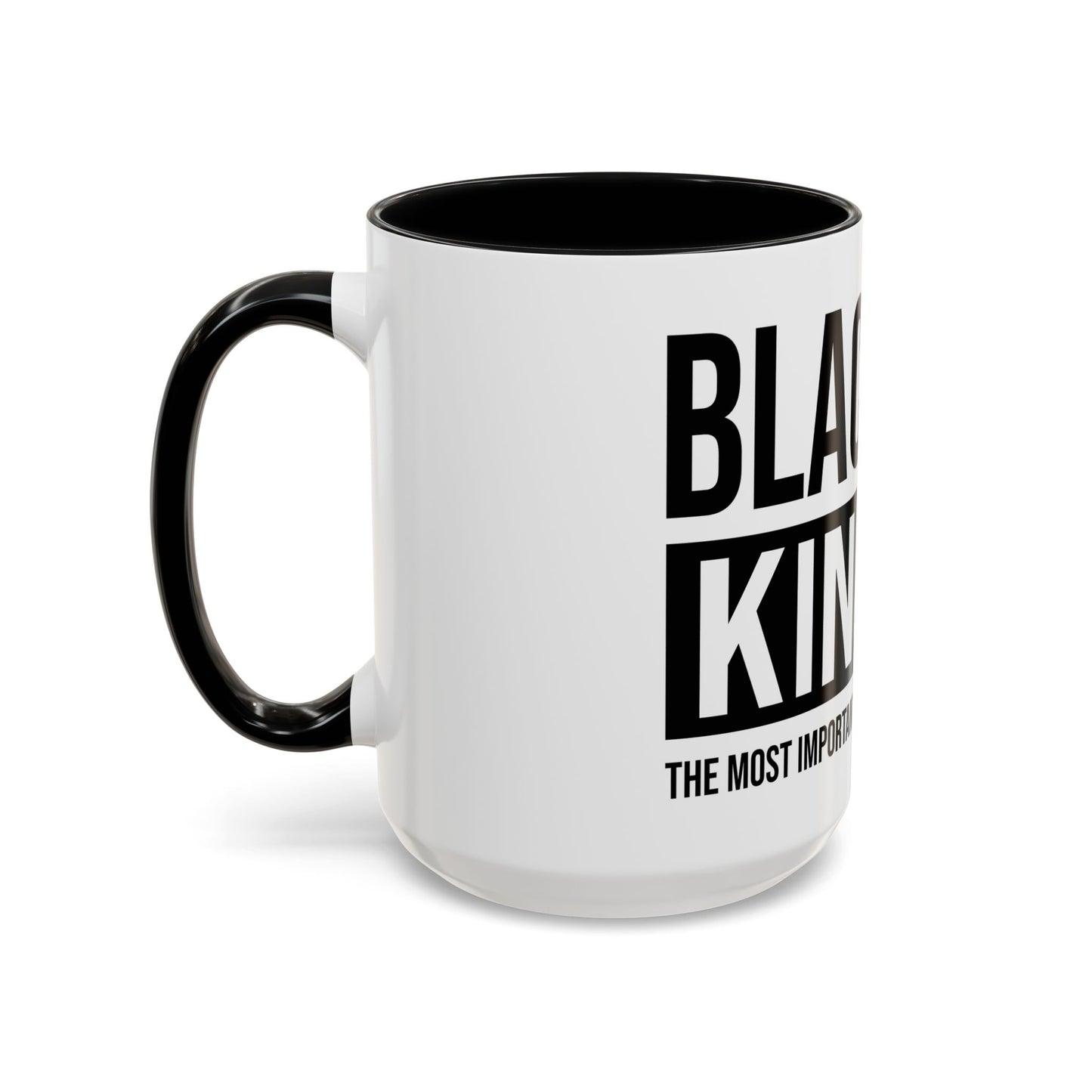 Black King Accent Coffee Mug - Important Piece in the Game