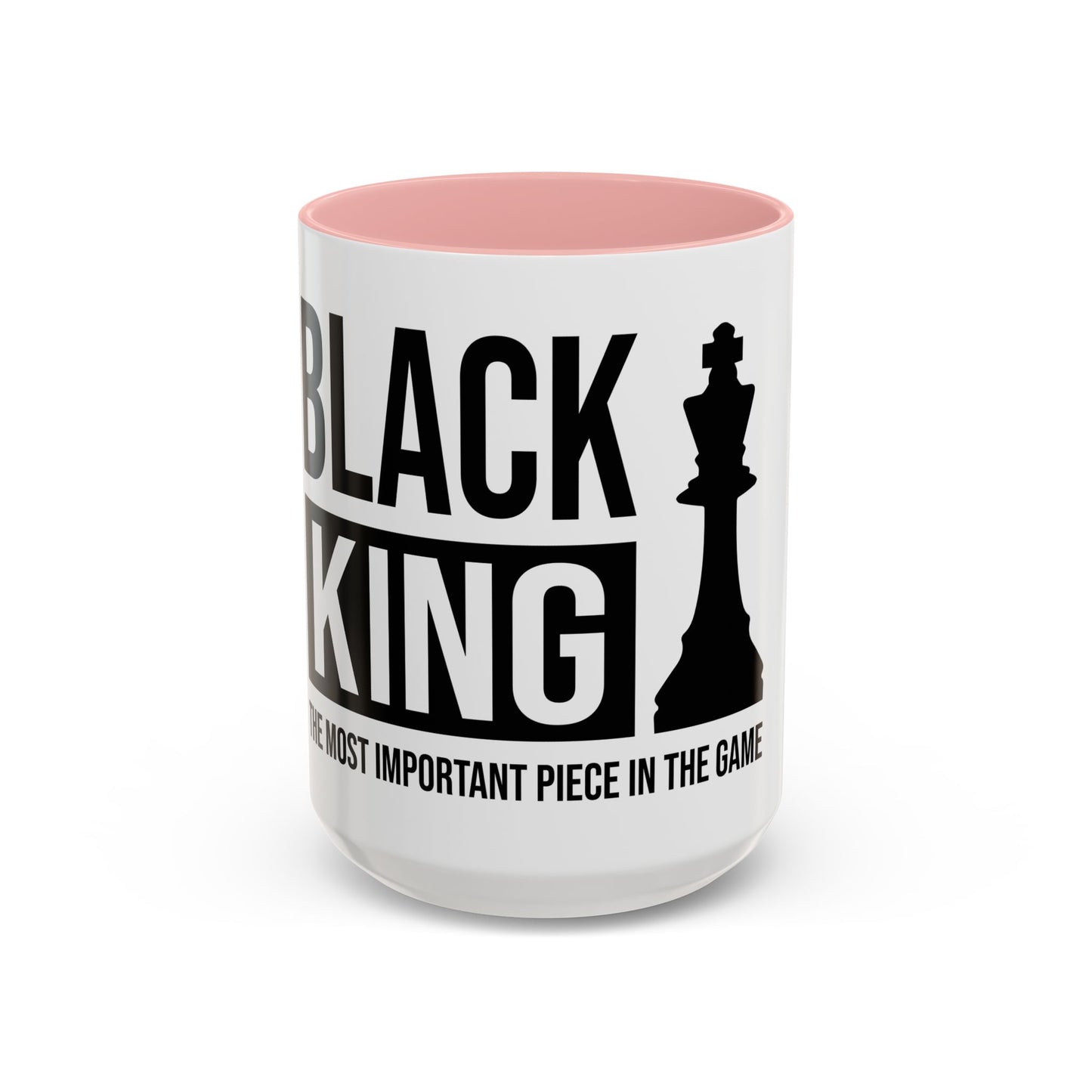 Black King Accent Coffee Mug - Important Piece in the Game