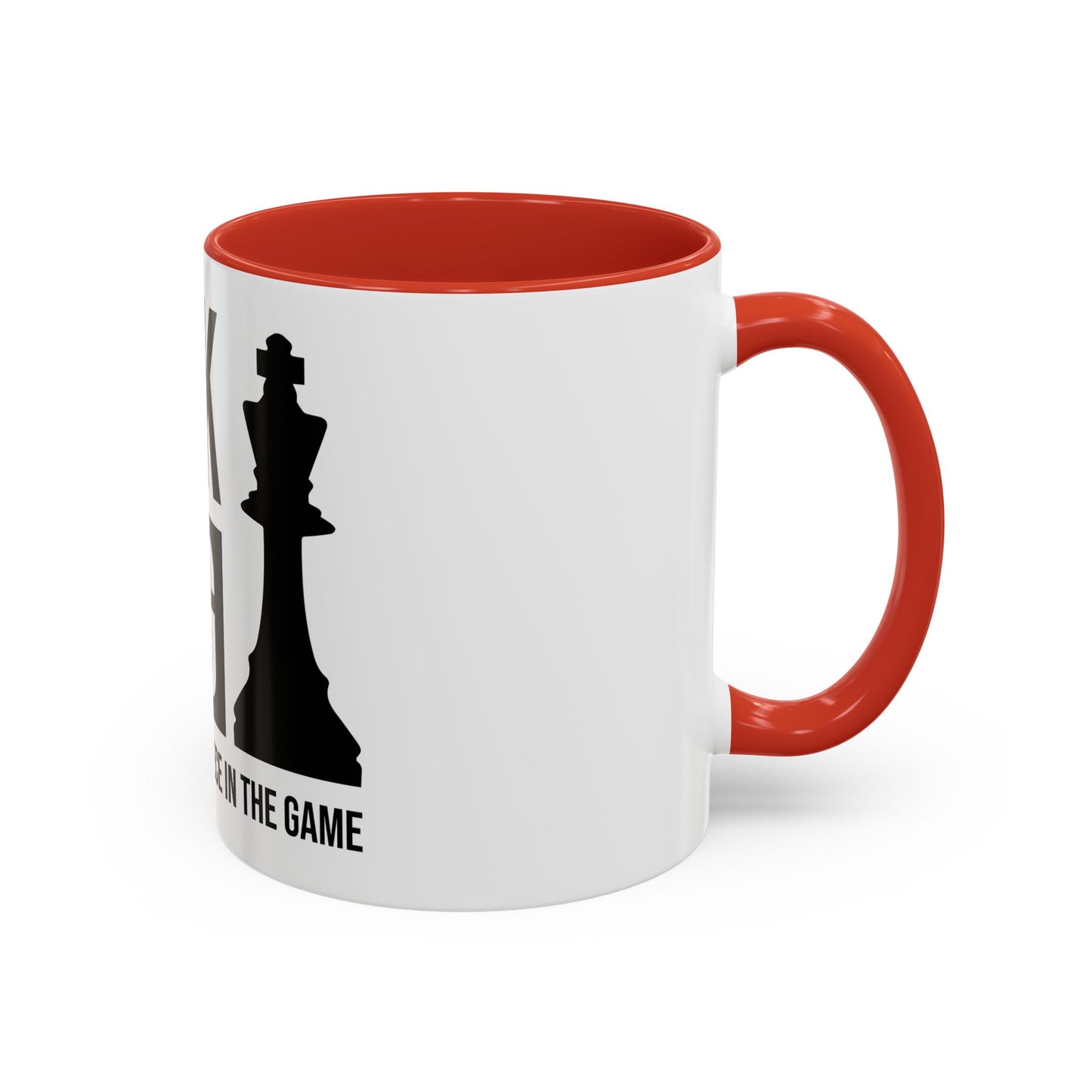 Black King Accent Coffee Mug - Important Piece in the Game