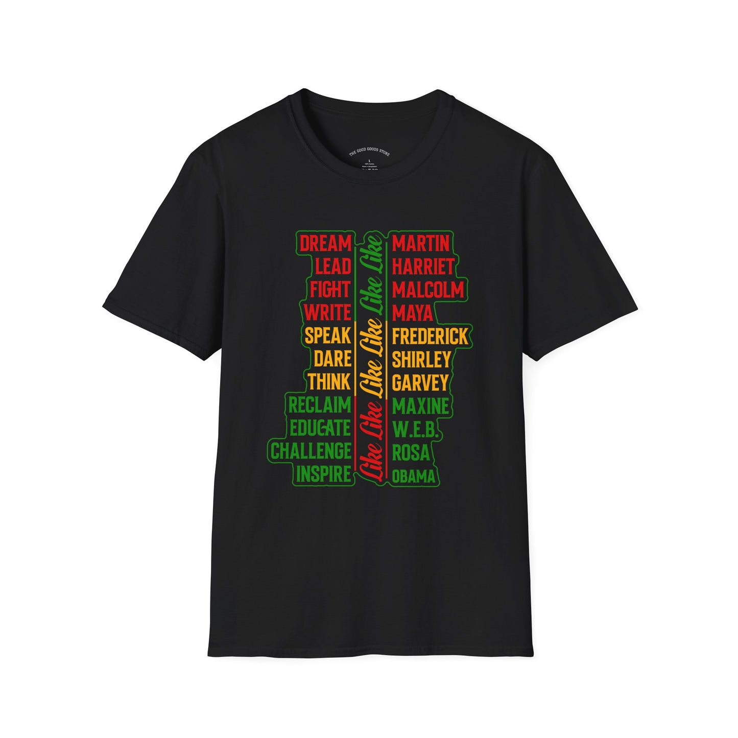 Empowerment Unisex Softstyle T-Shirt - Inspire, Educate, Celebrate, Activism, Black History, Equality