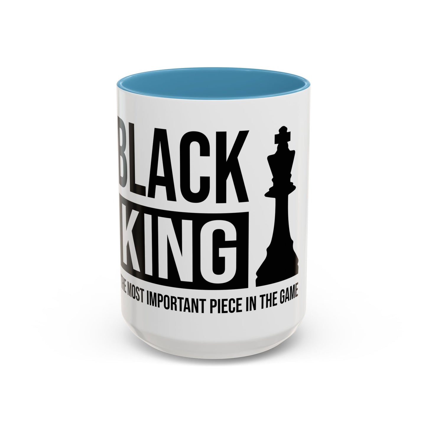 Black King Accent Coffee Mug - Important Piece in the Game