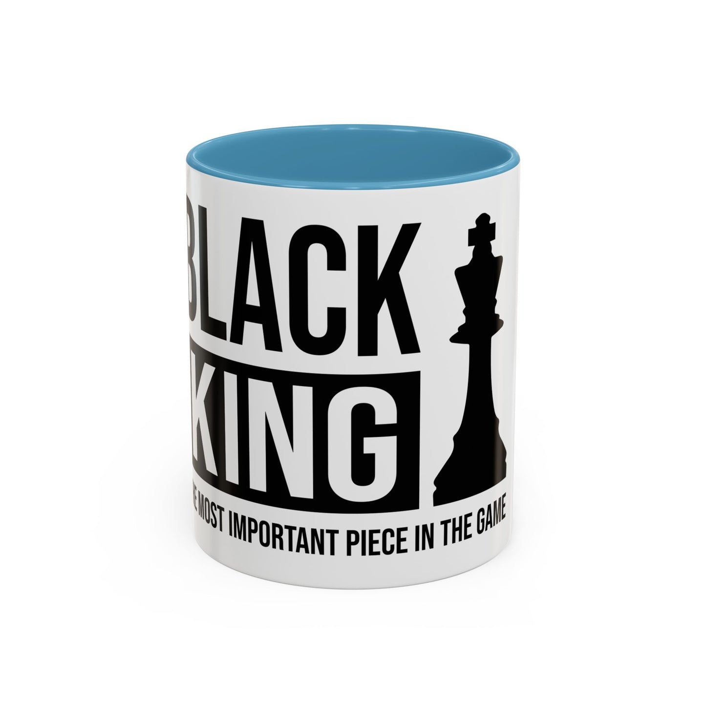 Black King Accent Coffee Mug - Important Piece in the Game