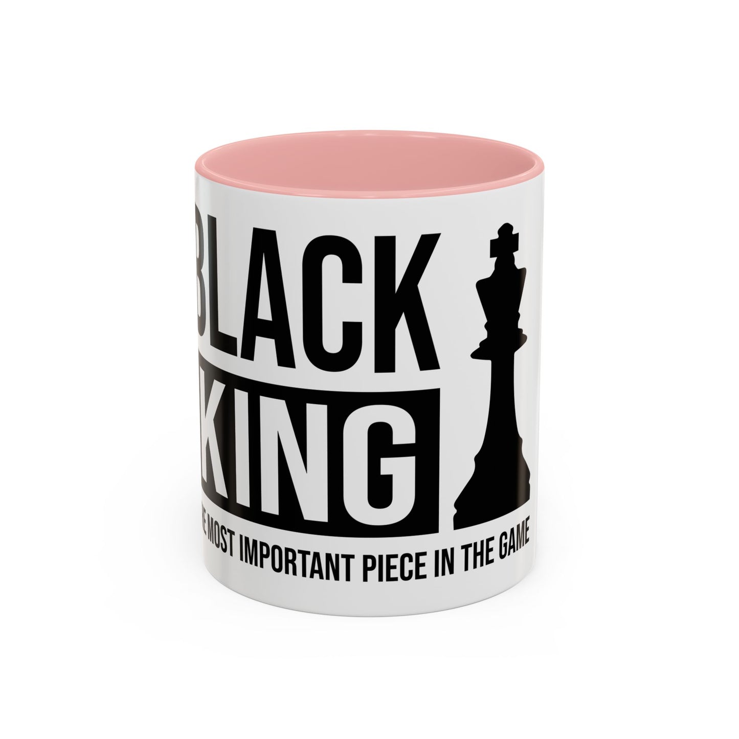 Black King Accent Coffee Mug - Important Piece in the Game