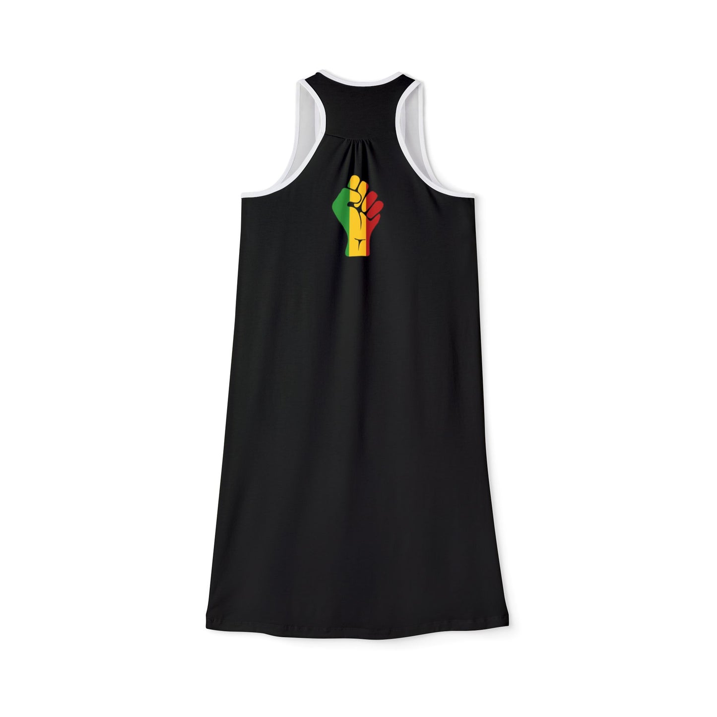 Juneteenth Black Queen Racerback Dress, Women's AOP Dress for Celebrations, Birthday Gift, Independence Day, Summer Fashion, [...]