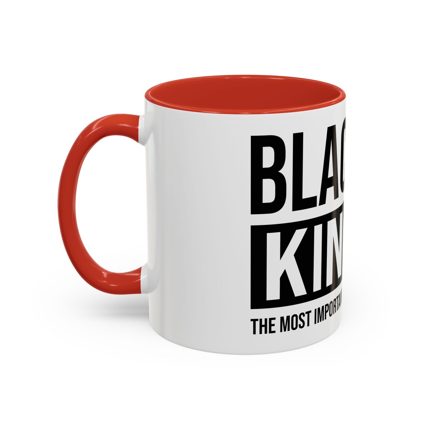 Black King Accent Coffee Mug - Important Piece in the Game