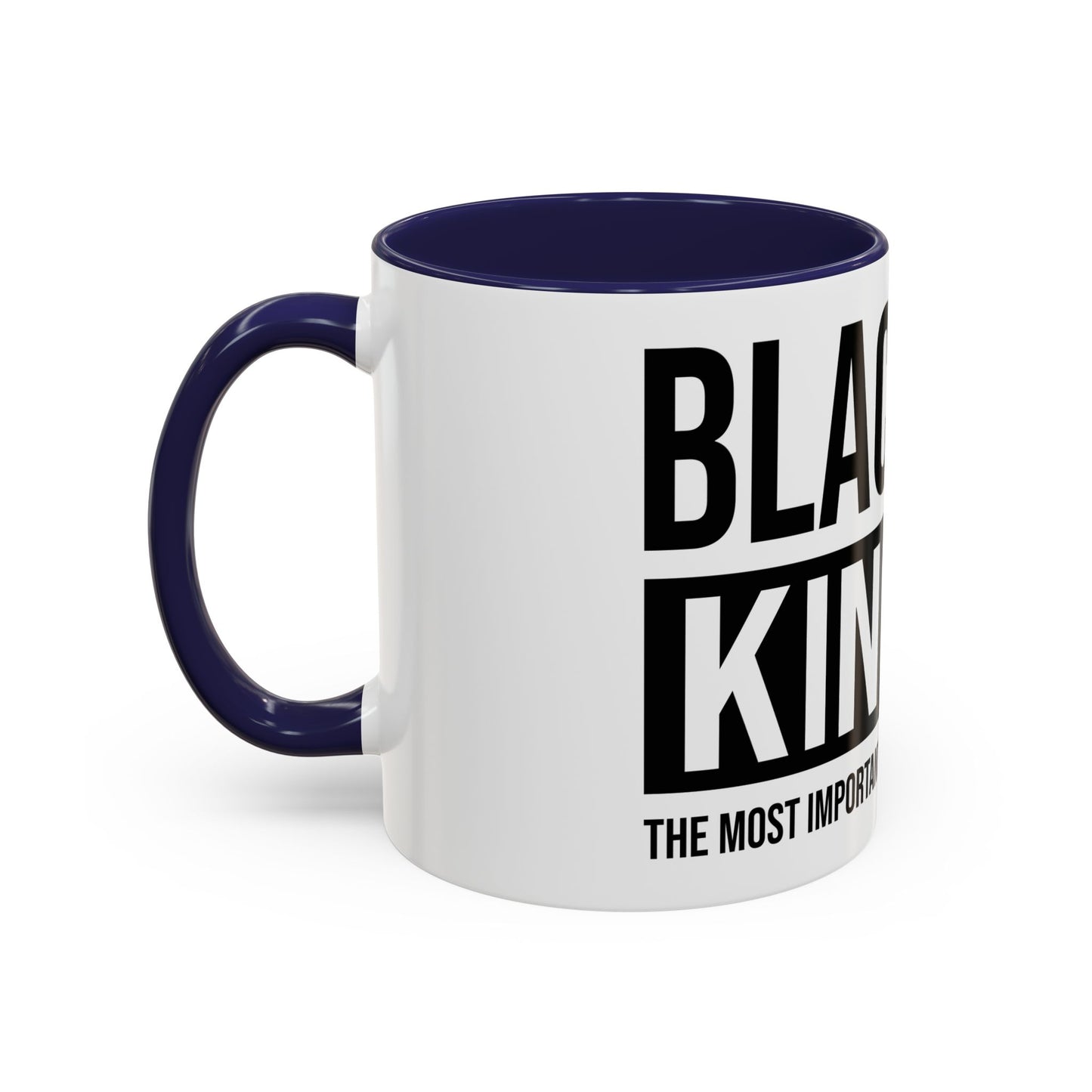 Black King Accent Coffee Mug - Important Piece in the Game