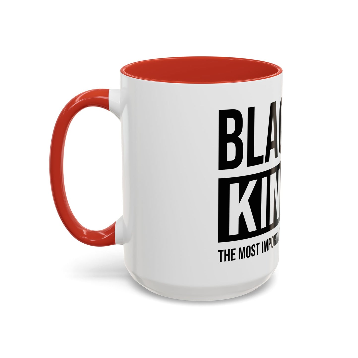 Black King Accent Coffee Mug - Important Piece in the Game