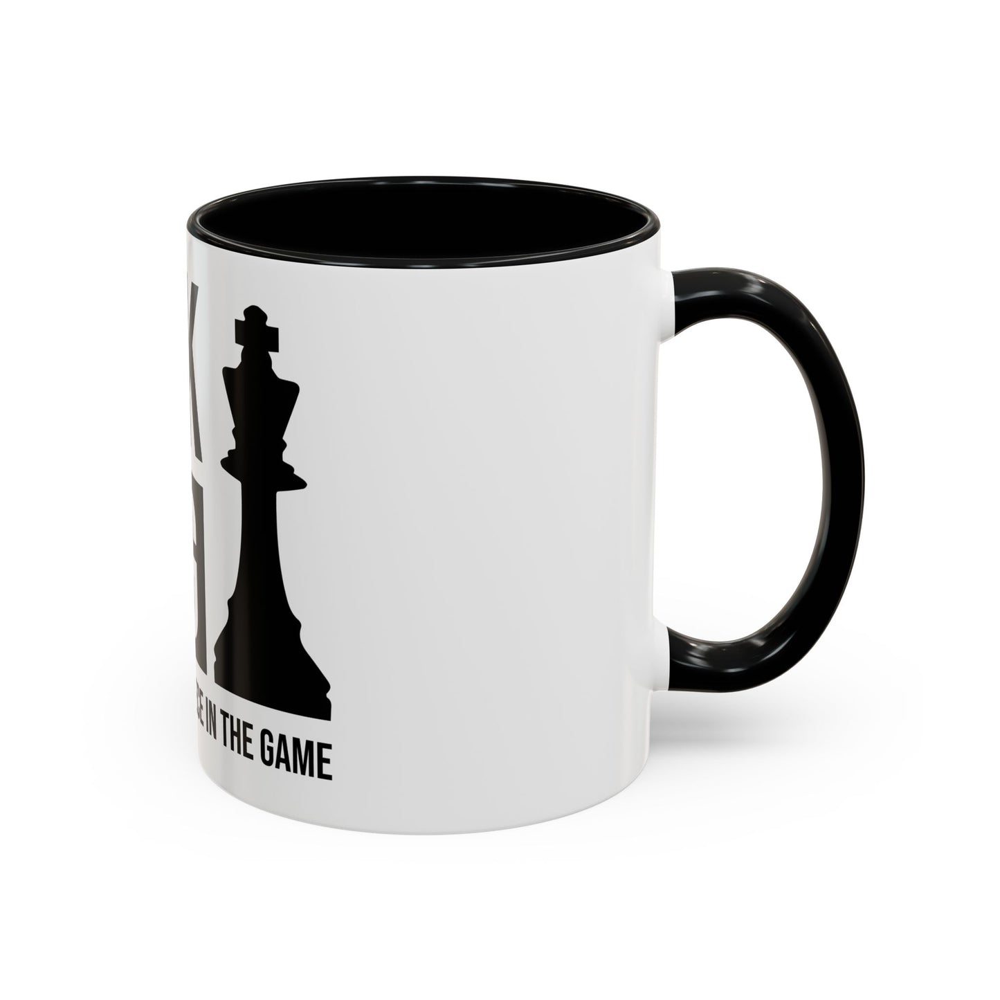 Black King Accent Coffee Mug - Important Piece in the Game