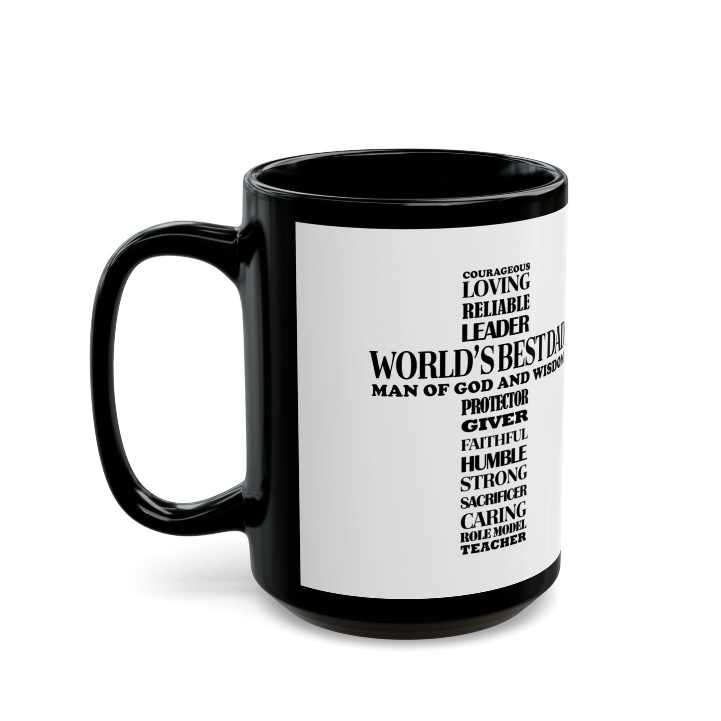 Mug - Best Dad Black Mug (11oz, 15oz)