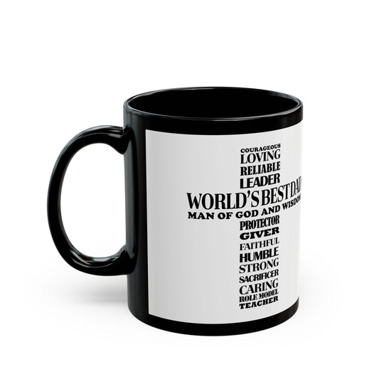 Mug - Best Dad Black Mug (11oz, 15oz)