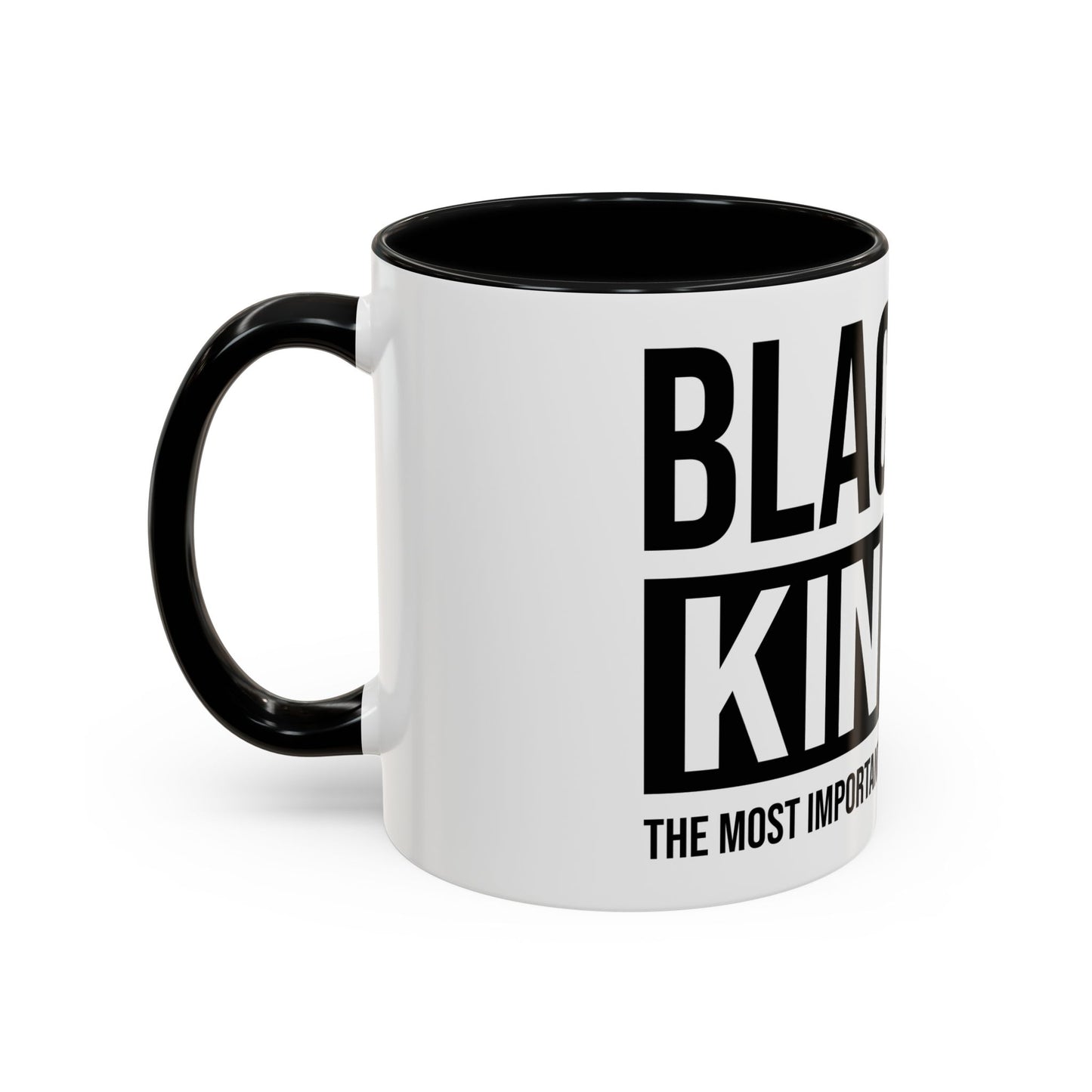 Black King Accent Coffee Mug - Important Piece in the Game