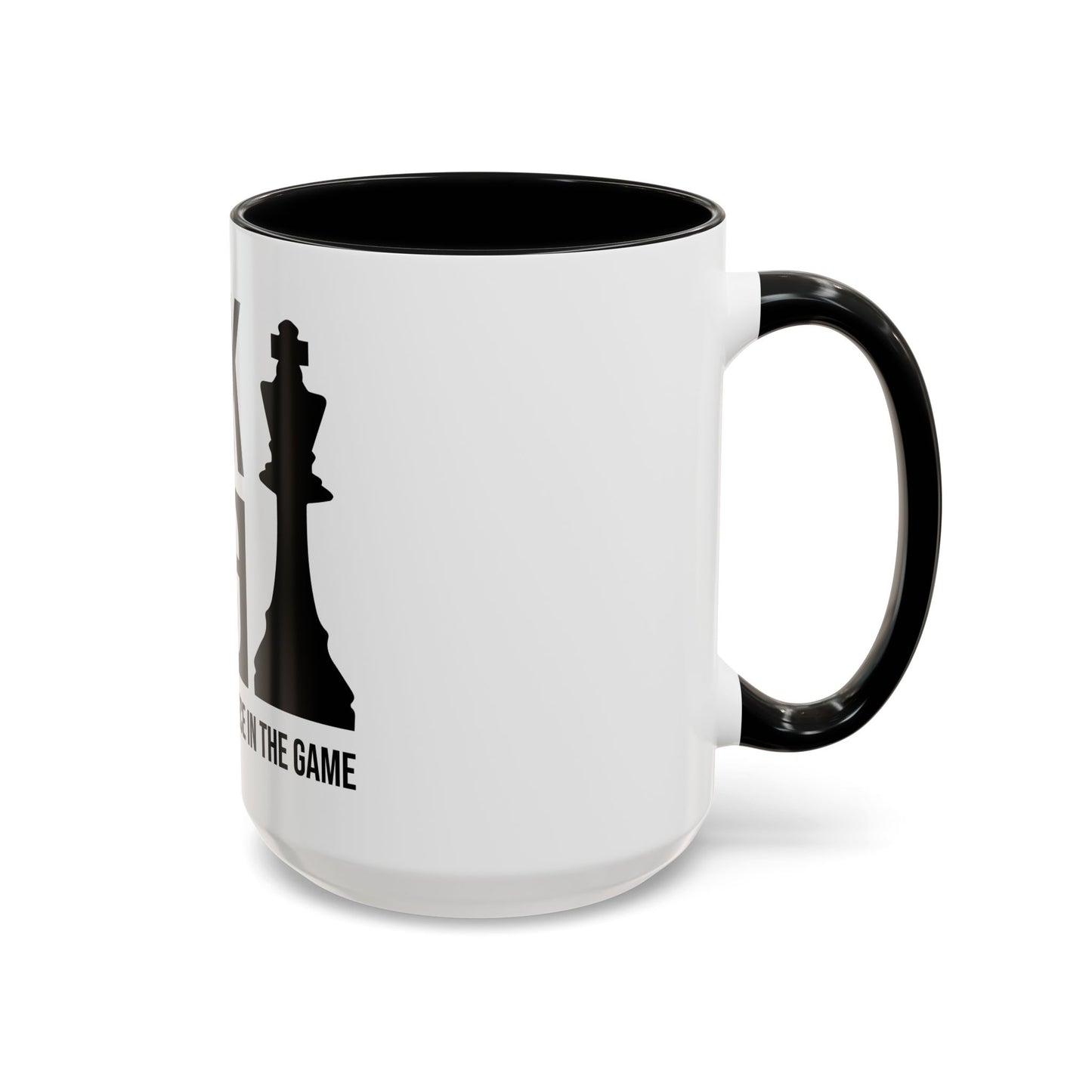 Black King Accent Coffee Mug - Important Piece in the Game